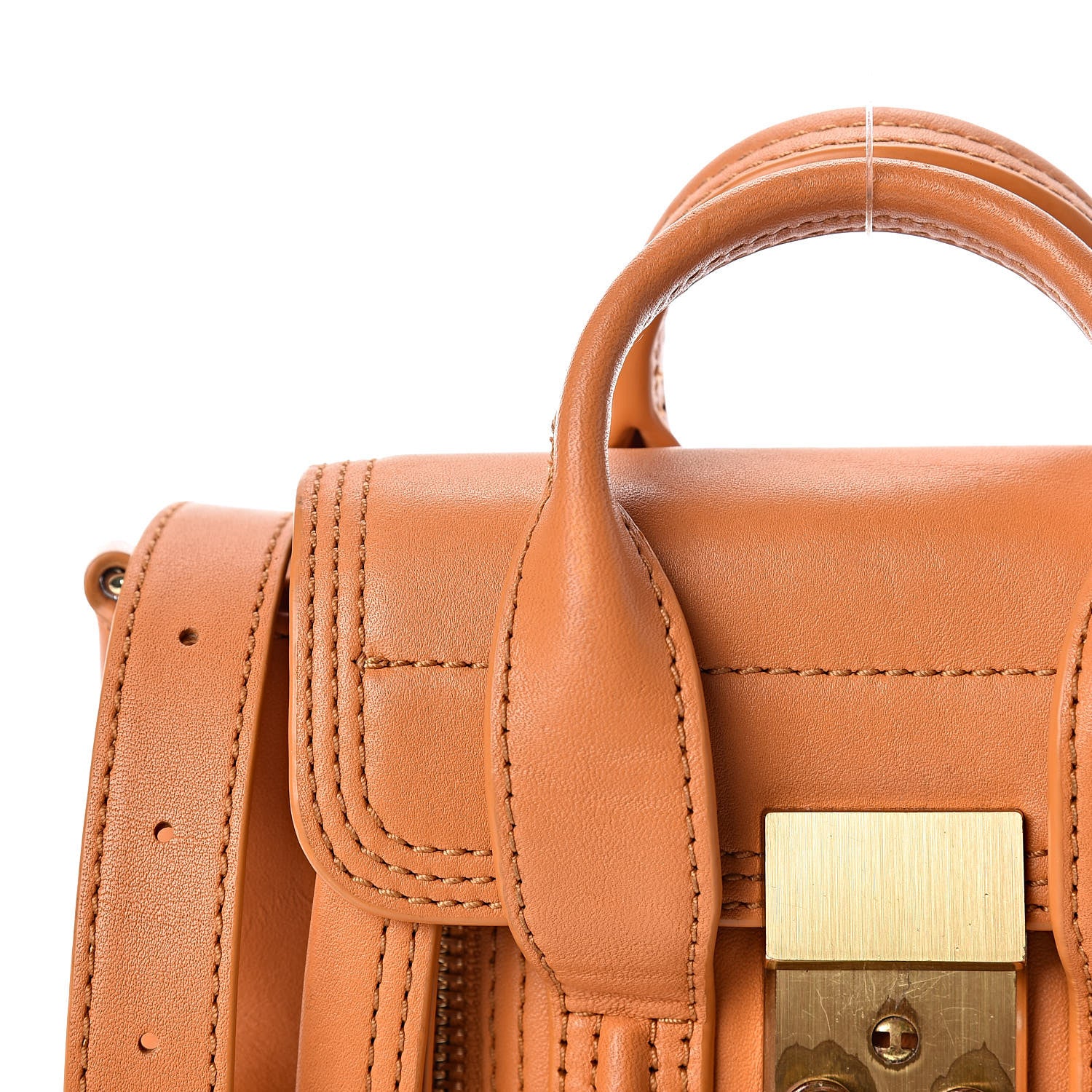 3.1 Phillip Lim 3.1 Smooth Calfskin Nano Pashli Satchel Saffron 9 of 17