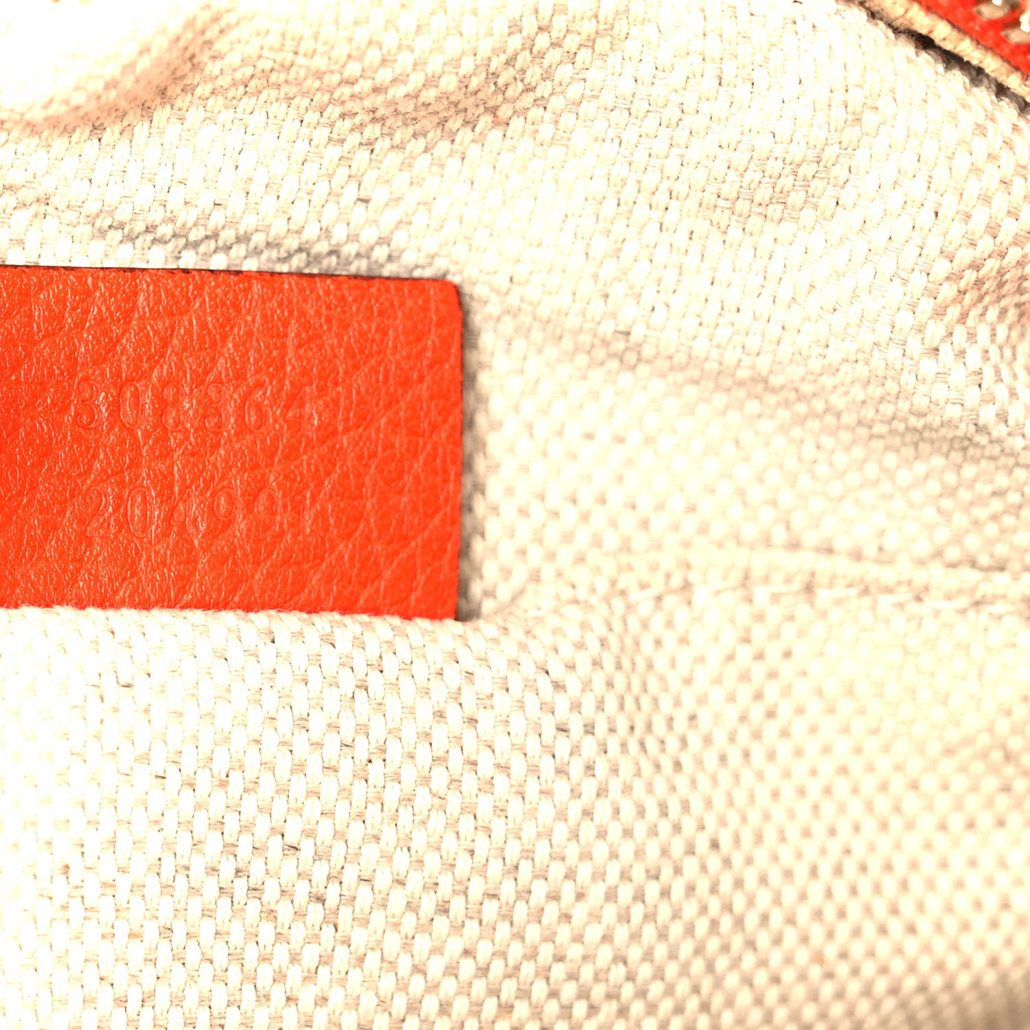 Gucci Pebbled Calfskin Small Soho Disco Bag Sun Orange 7 of 11