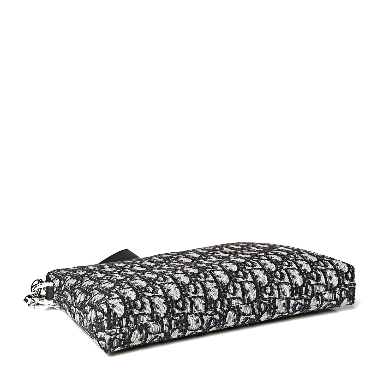 Oblique Pouch Clutch Blue
