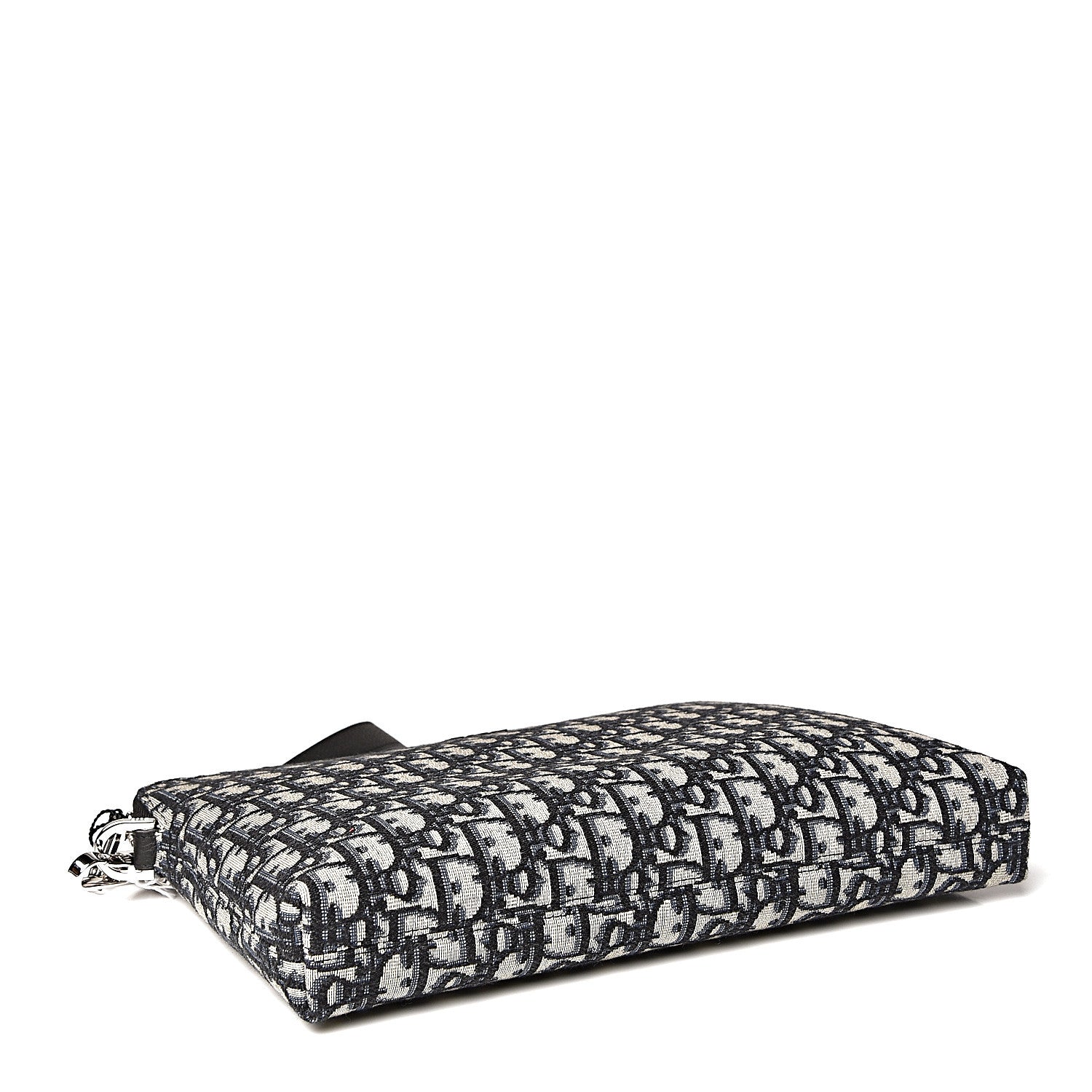 Christian Dior Oblique Pouch Clutch Blue 5 of 8