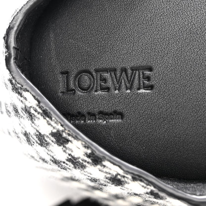 Loewe Tweed Mini Bunny Crossbody Bag Black White 6 of 10