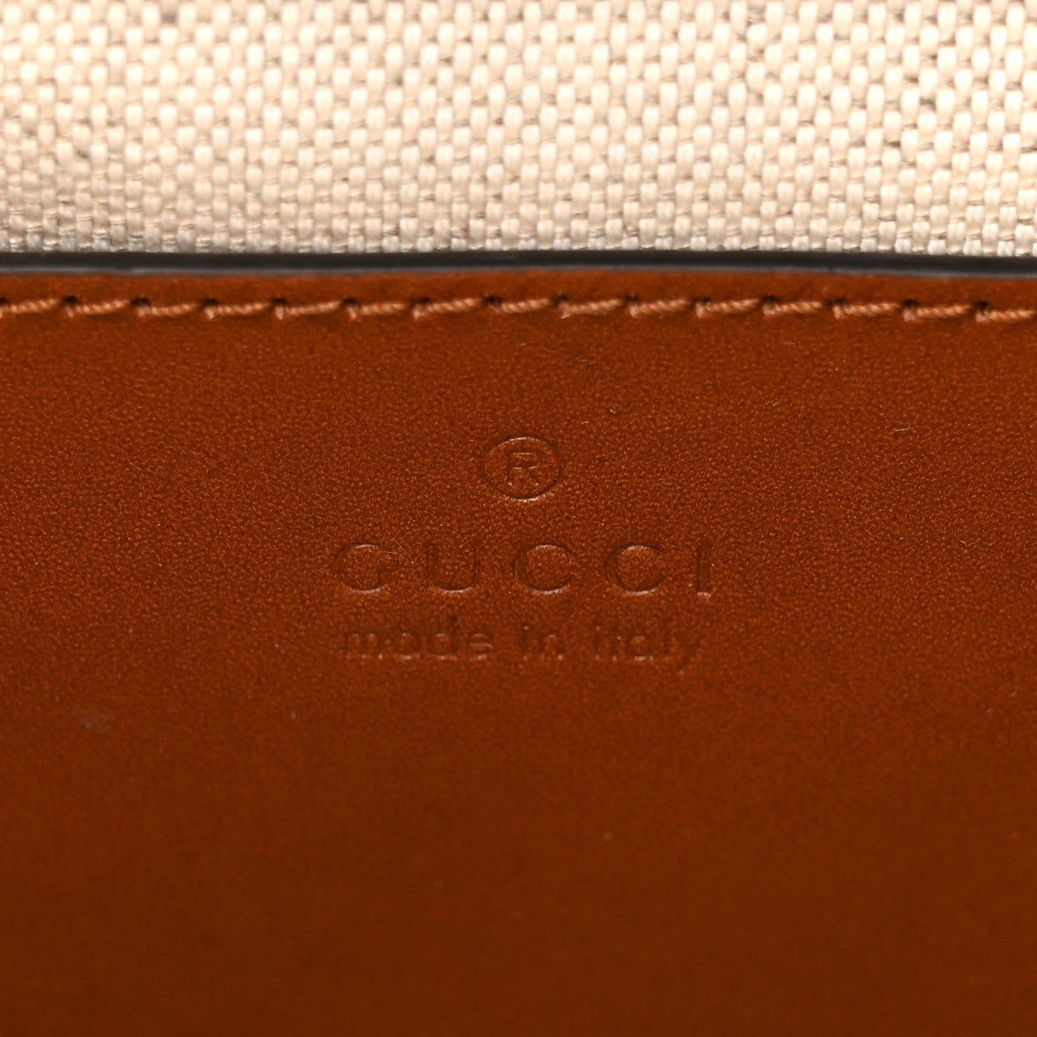 Gucci New Canvas Charisma Calfskin Crystal GG Monogram Mini Diana Tote Bag Camel Ebony 6 of 12