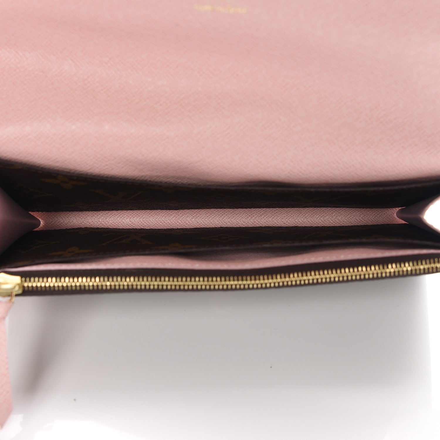 Louis Vuitton Monogram Emilie Wallet Rose Ballerine 5 of 7