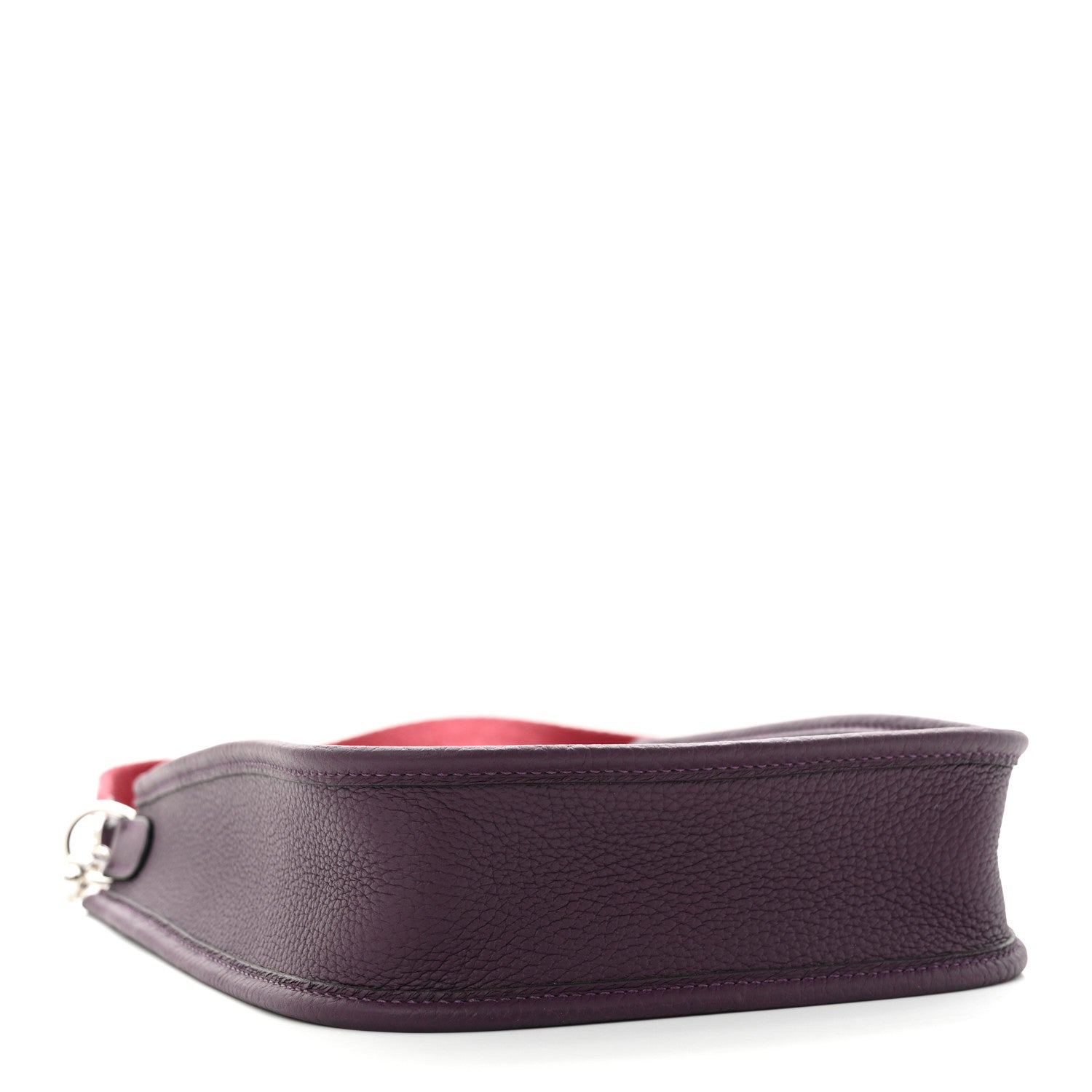 Hermes Taurillon Clemence Amazone Evelyne TPM Cassis Rouge Grenat 4 of 11