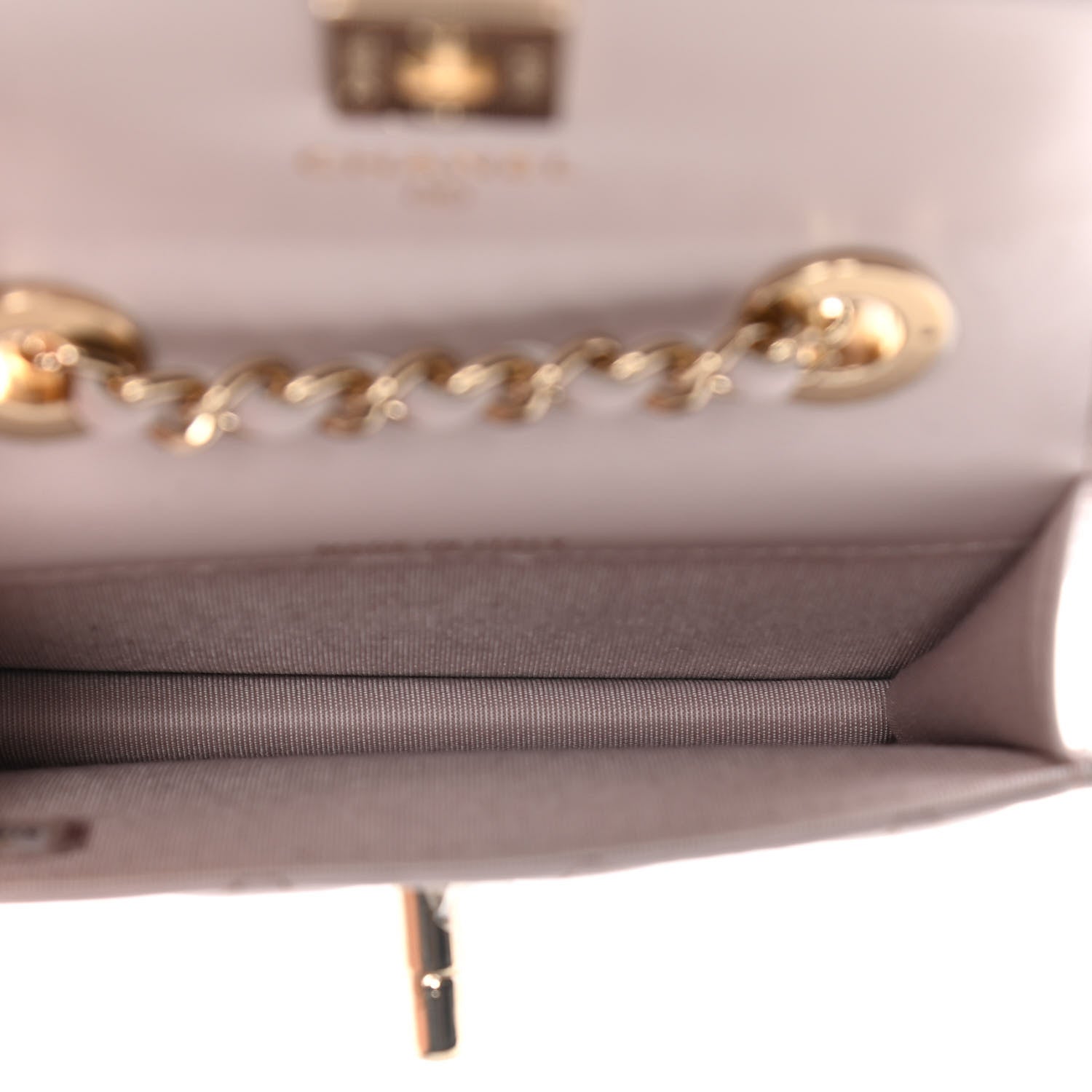 Chanel Lambskin Quilted Trendy CC Card Holder On Chain Light Pink 22 of 26