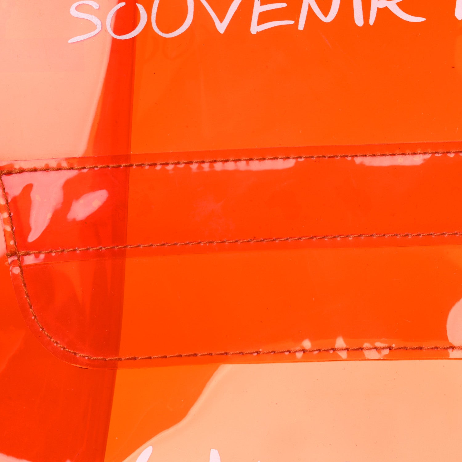 Hermes Vinyl Souvenir De L'Exposition Kelly Orange 15 of 15