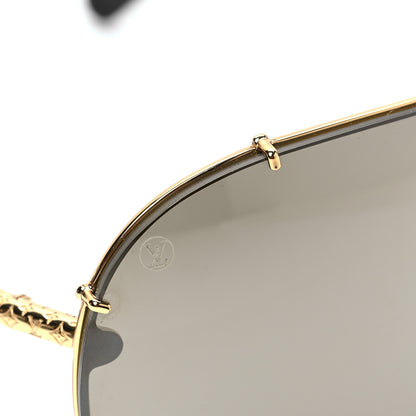 Louis Vuitton LV Drive Sunglasses Z0897E Gold 13 of 14