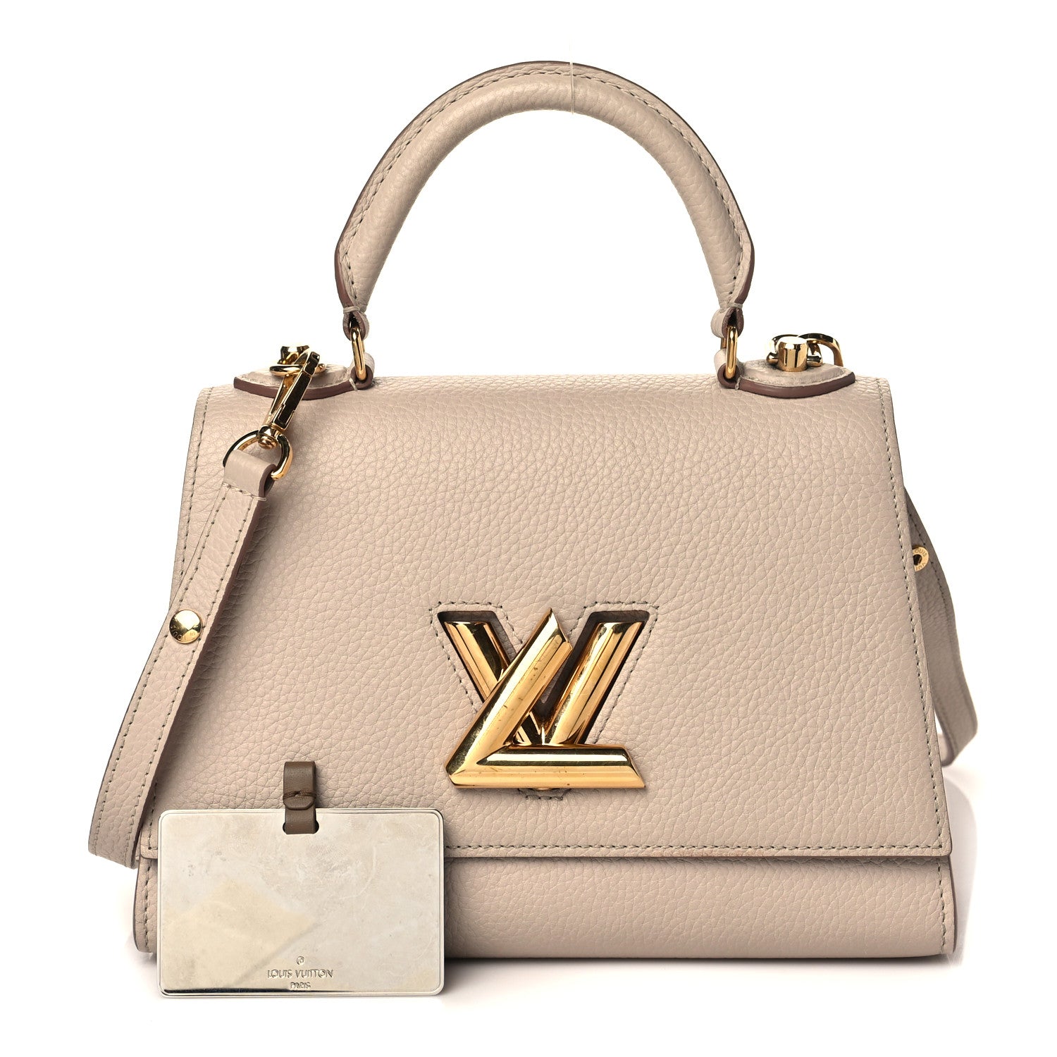 Louis Vuitton Taurillon Twist One Handle PM Greige 1 of 9