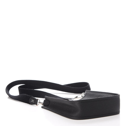 Hermes Taurillon Clemence Evelyne TPM Black 4 of 8
