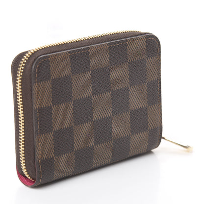 Louis Vuitton Damier Ebene 2020 Christmas Animation Roller Coaster Zippy Coin Purse Pivoine 2 of 5
