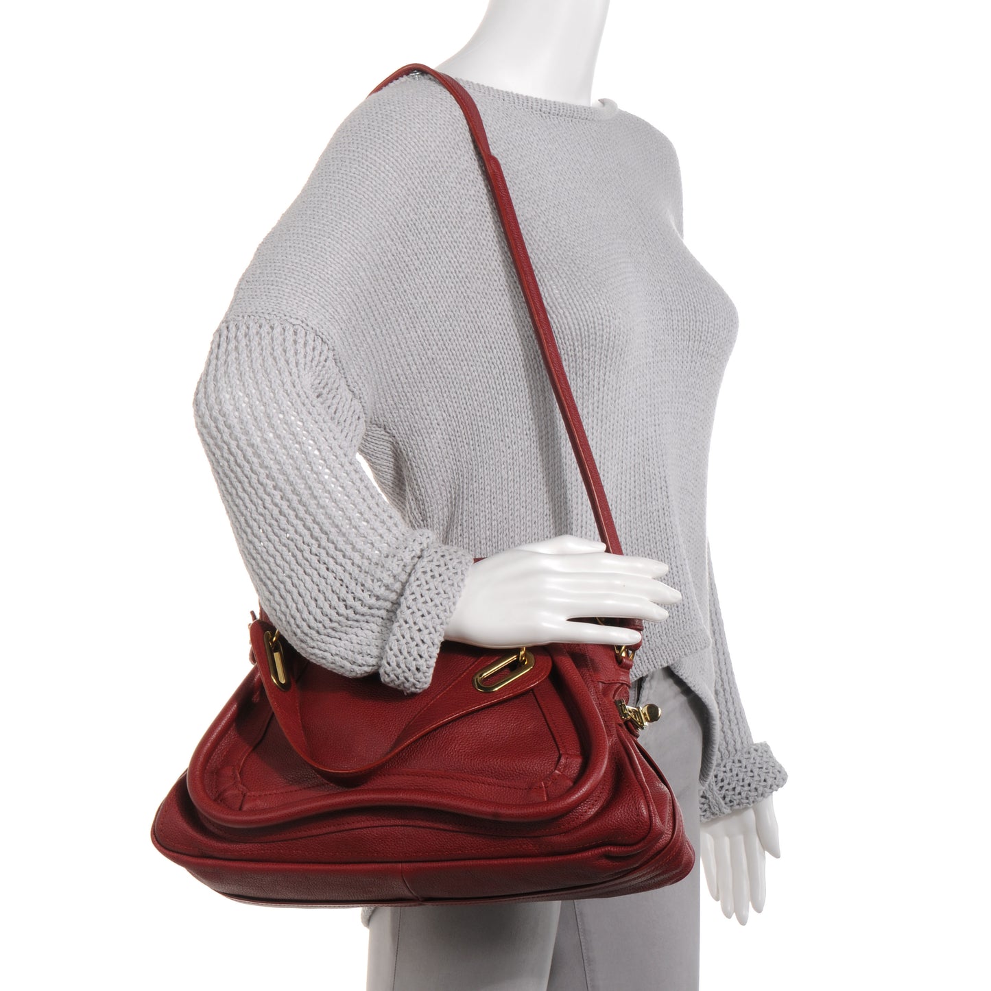 Calfskin Medium Paraty Berry Cupcake