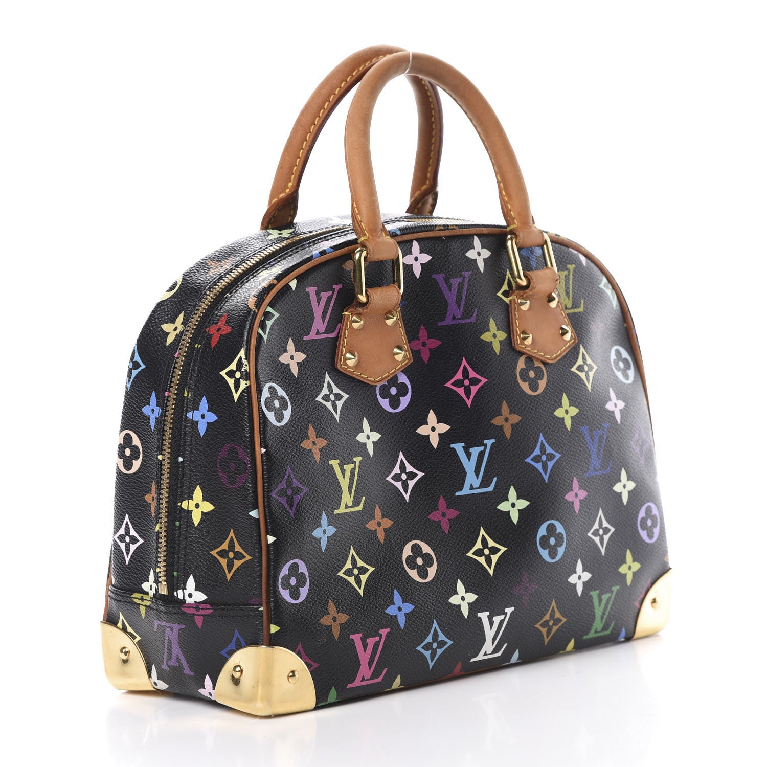 Louis Vuitton Monogram Multicolor Trouville Black 3 of 17