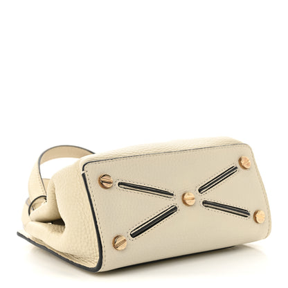 Valentino Garavani Pebbled Calfskin Small Joylock Satchel Ivory 4 of 10