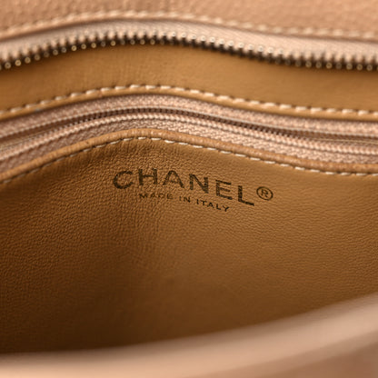 Chanel Caviar Quilted Medallion Tote Beige 6 of 16