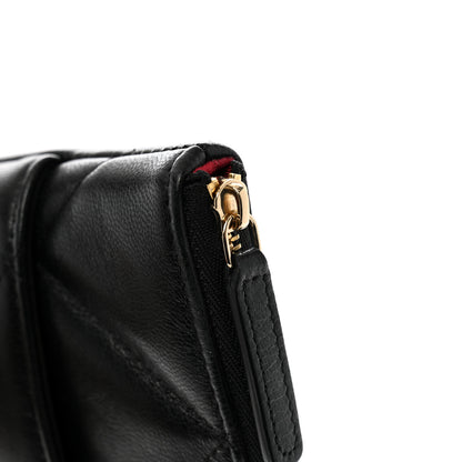 Chanel Goatskin Quilted Chanel 19 Pouch Black 9 of 9