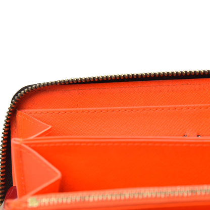 Louis Vuitton Monogram Graffiti Zippy Wallet Orange 13 of 14