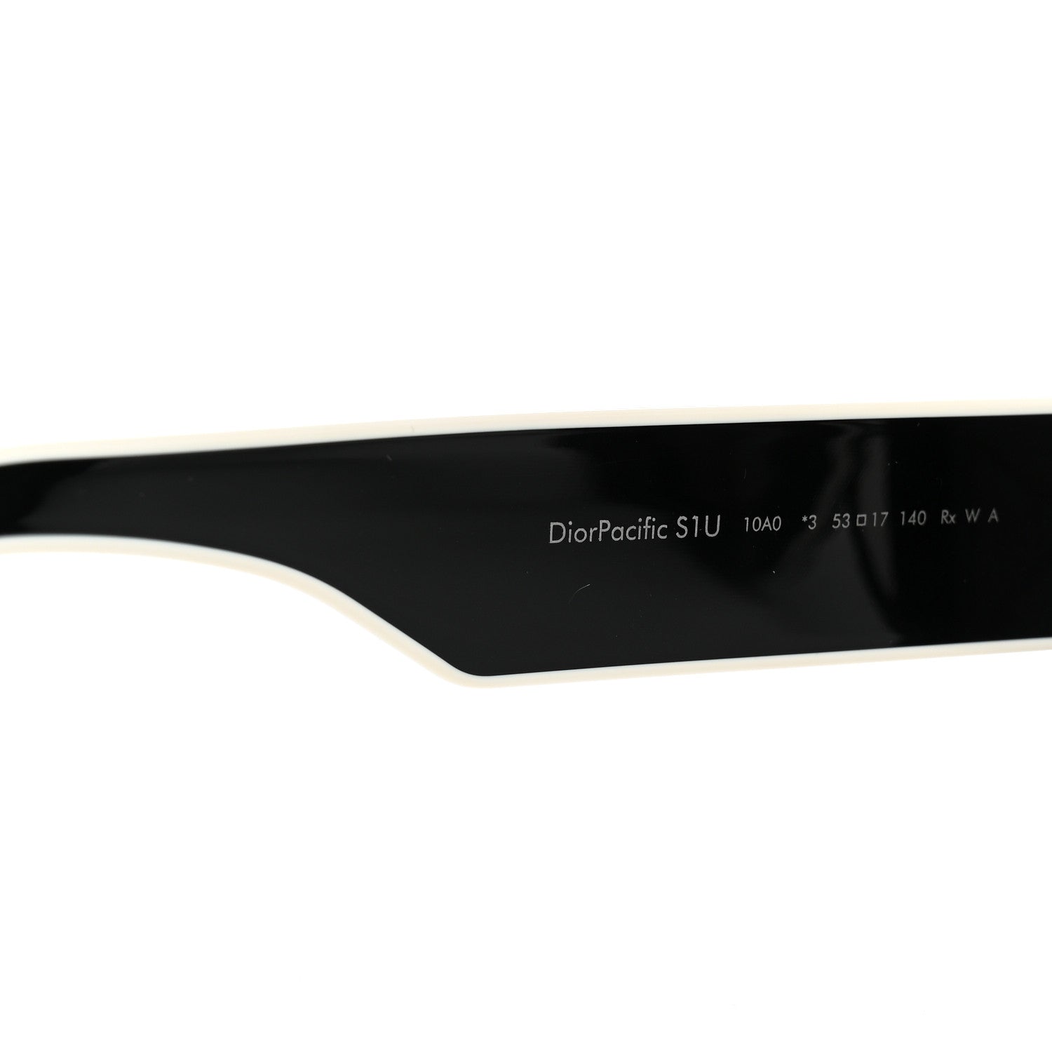 Christian Dior Diorpacific S1U Square Sunglasses Black White 6 of 8