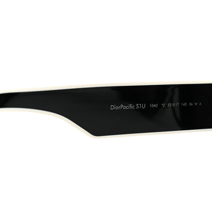 Christian Dior Diorpacific S1U Square Sunglasses Black White 6 of 8