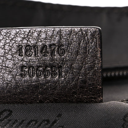 Gucci Crystal Monogram Duchessa Flap Shoulder Bag Dark Brown 7 of 29