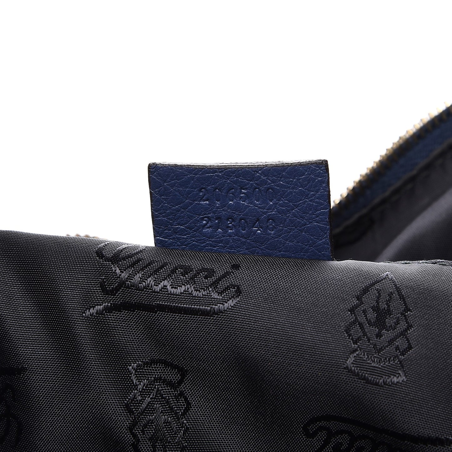 Guccissima Large Carry On Duffle Blue