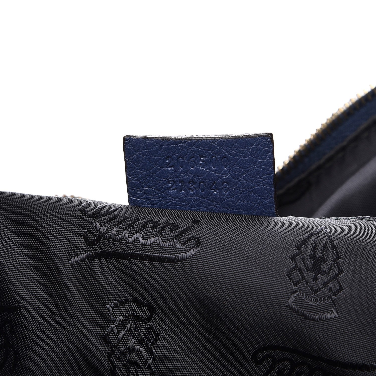 Gucci Guccissima Large Carry On Duffle Blue 10 of 10