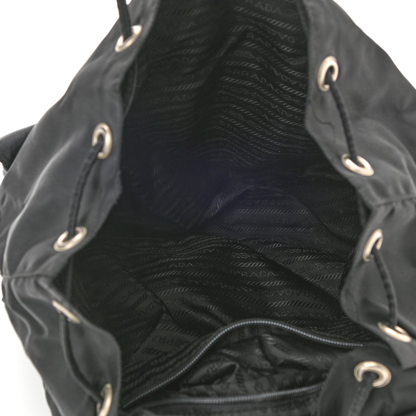 Nylon Vela Medium Backpack Black