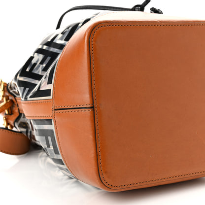 Fendi TPU FF Vitello Aura F is Fendi Grande Mon Tresor Bucket Bag Black Cuoio 9 of 10