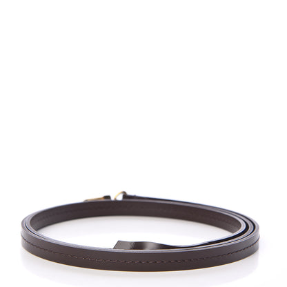 Louis Vuitton Calfskin 12mm Favorite Long Strap Brown 2 of 3