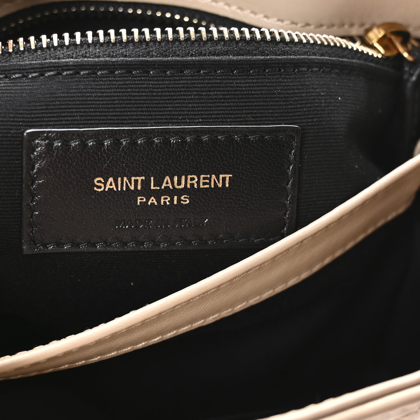 Calfskin Y Quilted Monogram Toy Loulou Crossbody Bag Dark Beige