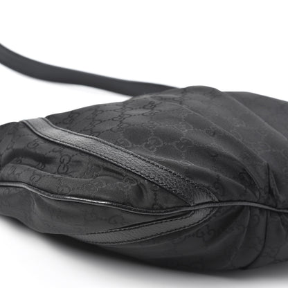Gucci Nylon Monogram Small D Silver Ring Messenger Black 5 of 9
