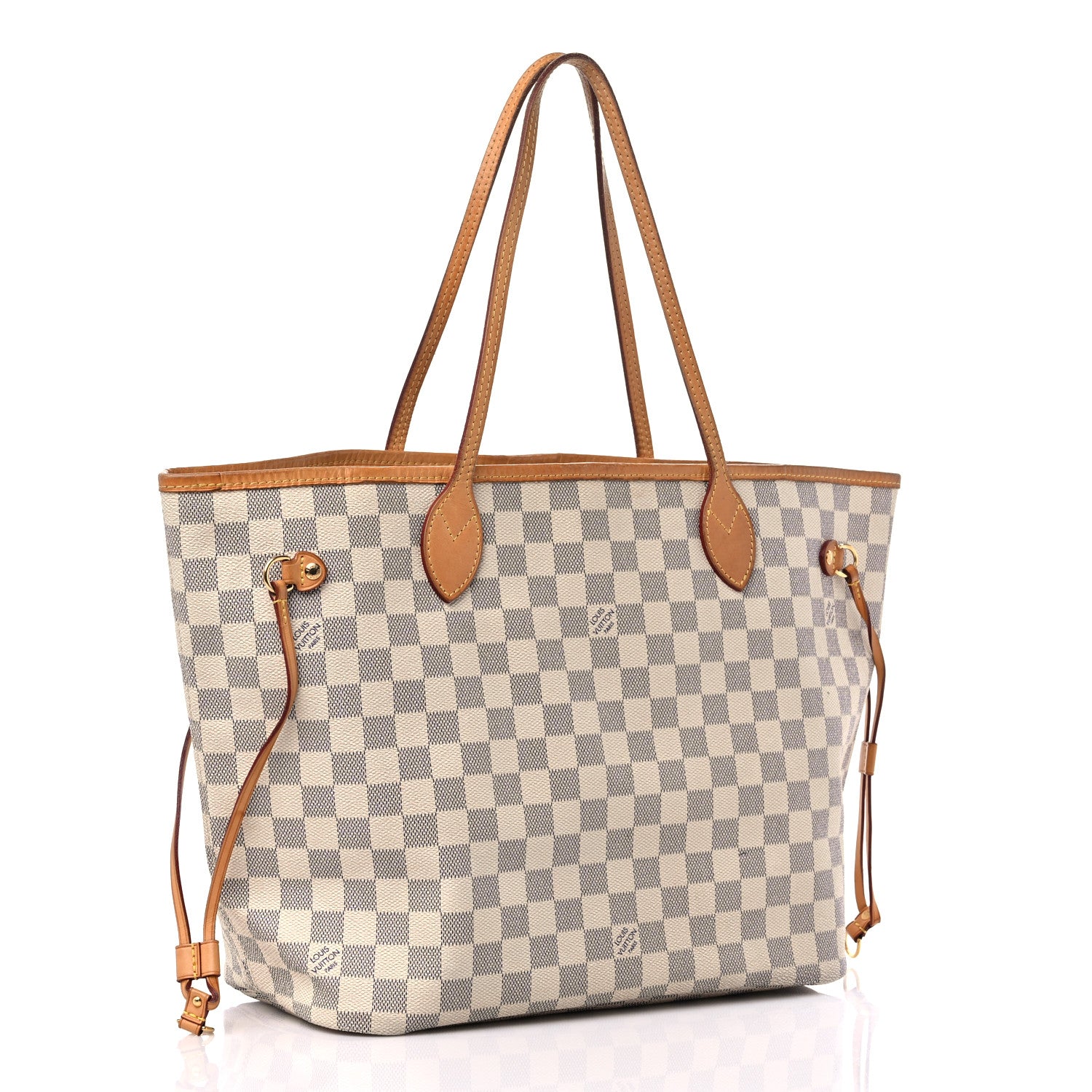 Louis Vuitton Damier Azur Neverfull MM 3 of 23