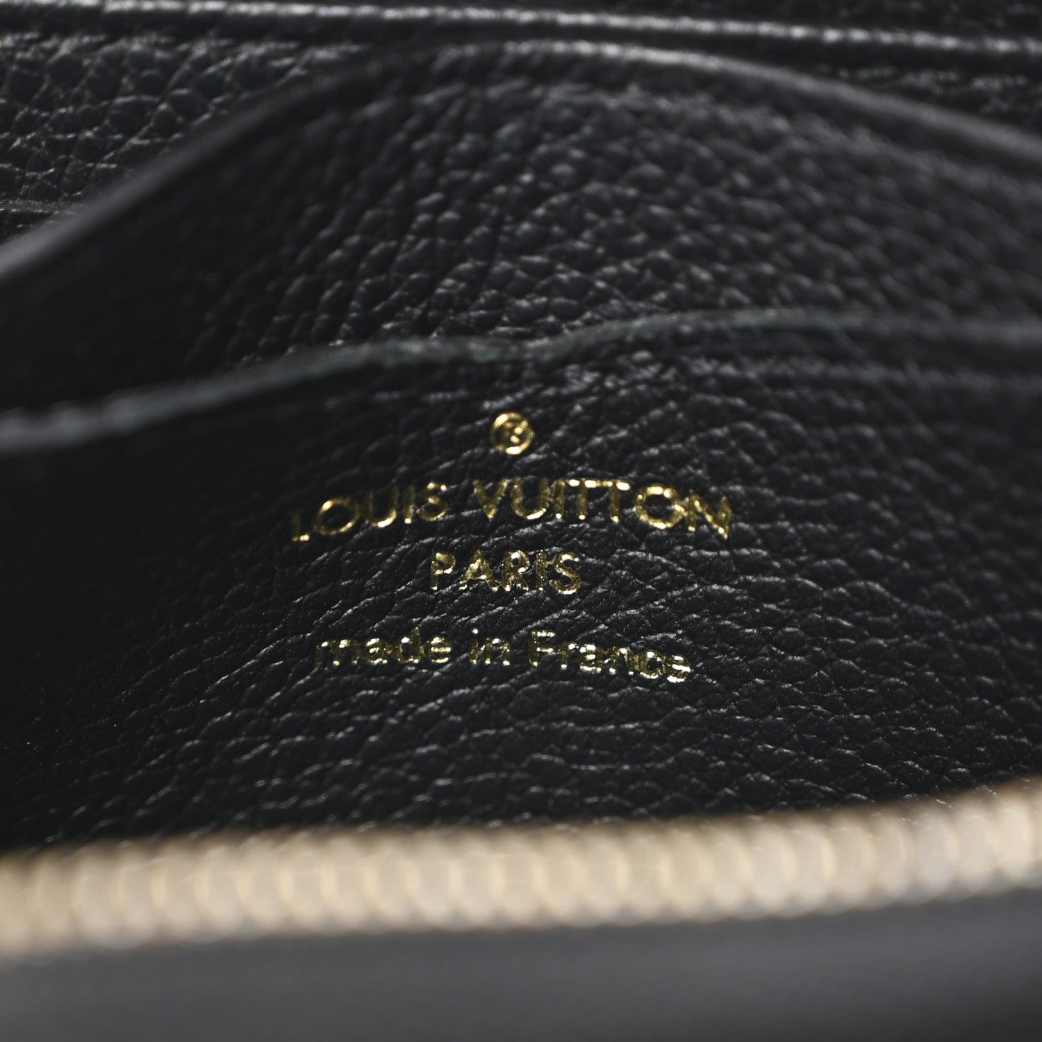 Louis Vuitton Empreinte Zippy Coin Purse Black 6 of 13