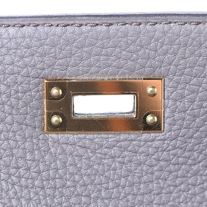 Hermes Togo Kelly Retourne 25 Etain 21 of 35