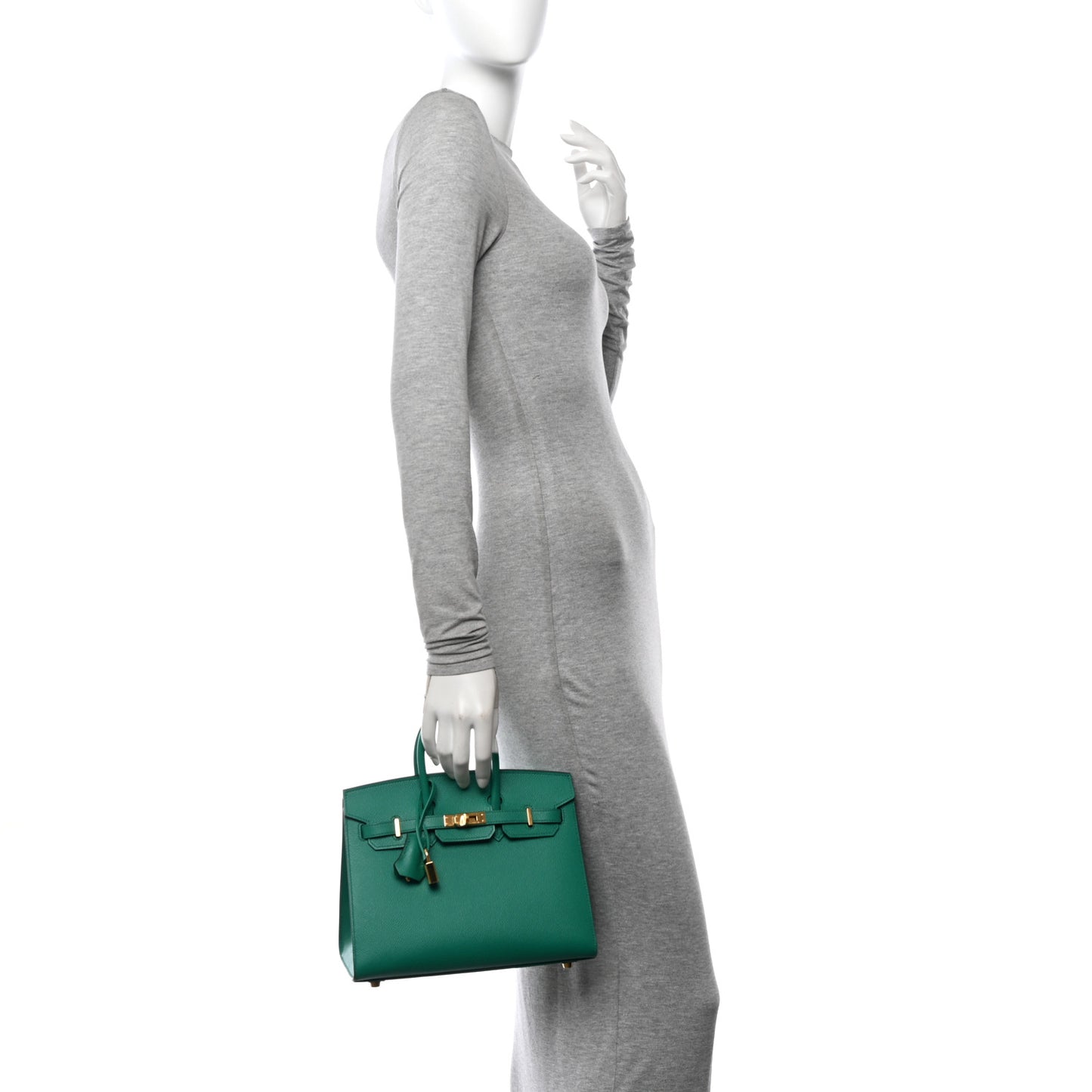 Epsom Birkin Sellier 25 Vert Jade