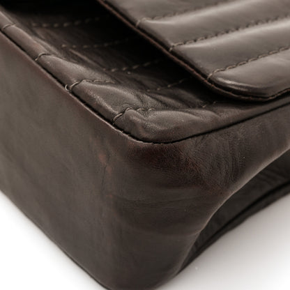 Chanel Lambskin Vertical Quilted Medium Single Flap Brown 12 of 14