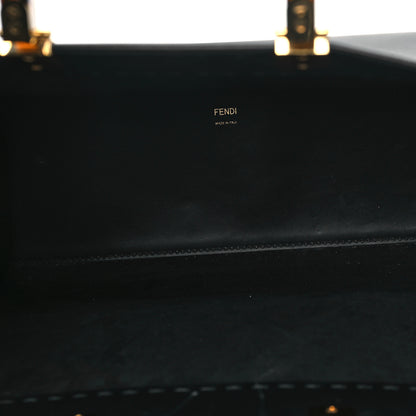 Fendi Vitello King Plexiglass Medium Fendi Sunshine Shopper Tote Black 5 of 11