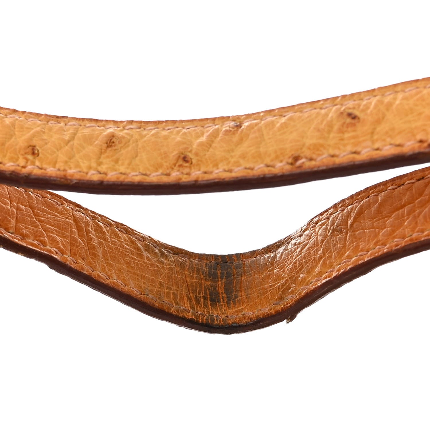 Hermes Ostrich Berlingot 23 PM Saffron 10 of 12