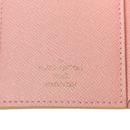 Louis Vuitton LOUIS VUITTON Damier Azur Victorine Wallet Rose Ballerine 5 of 7
