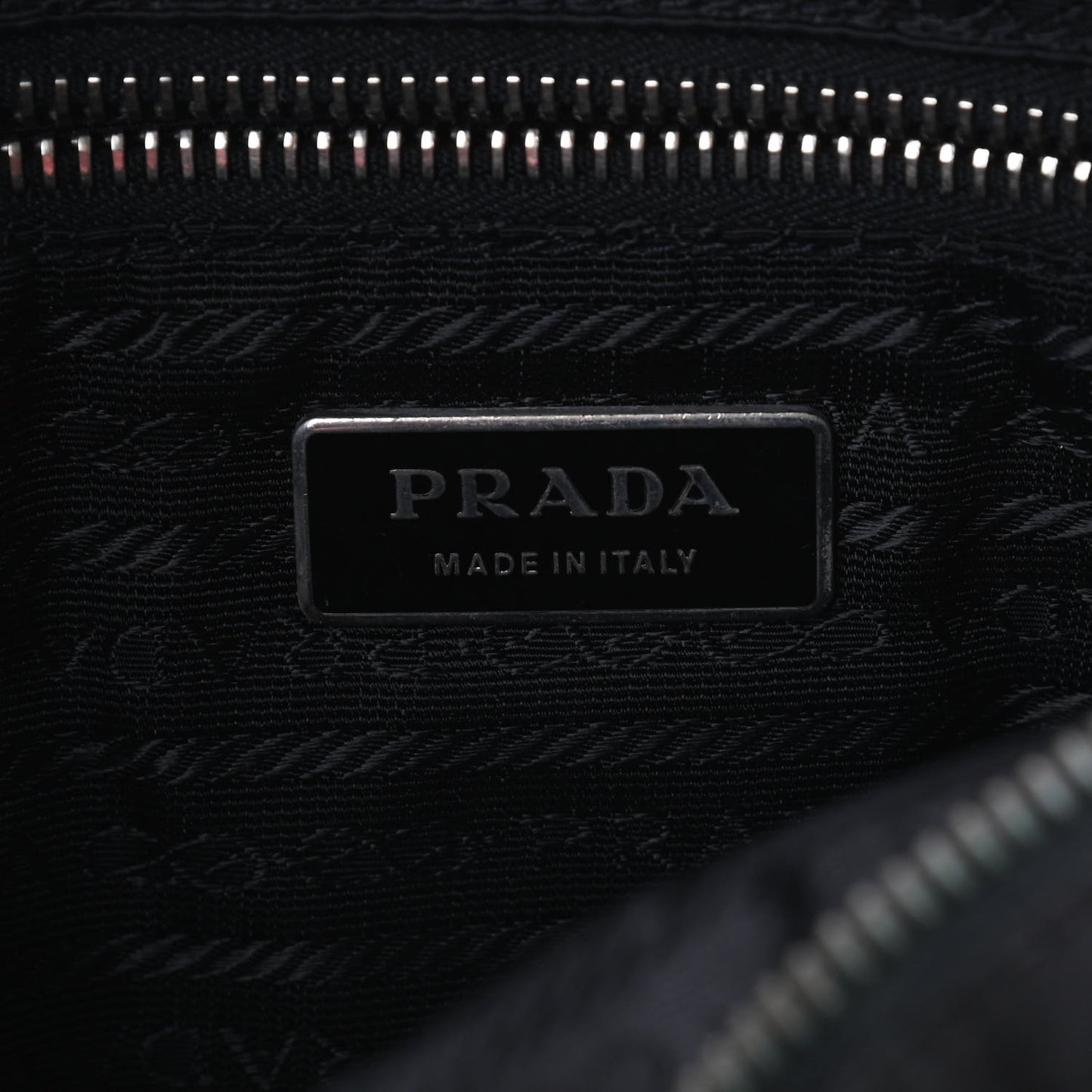 Nylon Saffiano Vela Messenger Bag Black