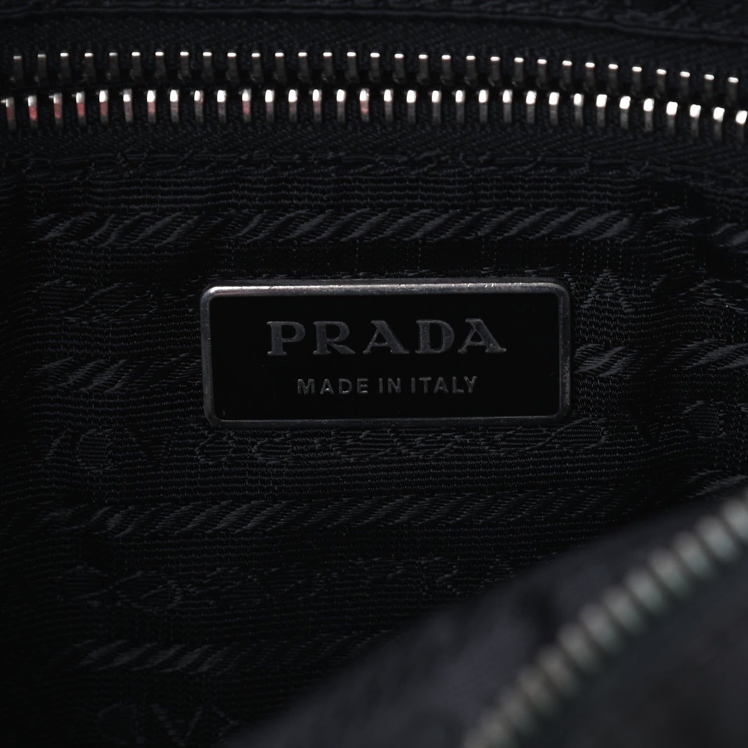 Prada Nylon Saffiano Vela Messenger Bag Black 5 of 8