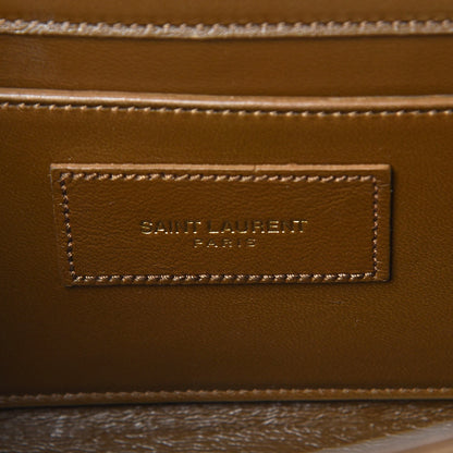 Saint Laurent Suede Small Classic Monogram Kate Tassel Satchel Light Ochre 7 of 8