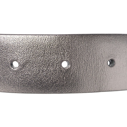 Chanel Metallic Calfskin Crystal CC Chain Belt 75 30 Silver 3 of 9