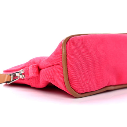 Hermes Cotton Canvas Mini Bolide Travel Cosmetic Pouch 7 of 10
