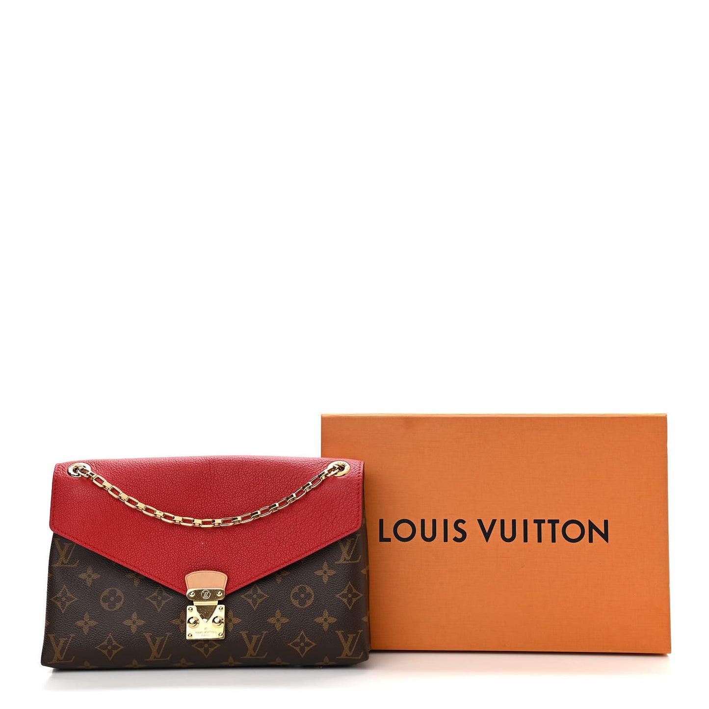 Monogram Pallas Chain Cherry