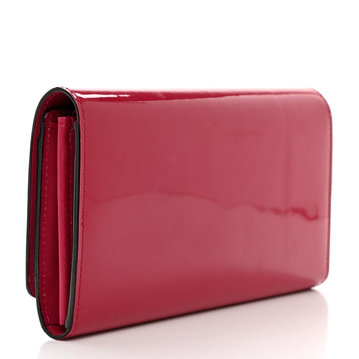 Louis Vuitton Patent Louise Wallet Rose Indien 3 of 6