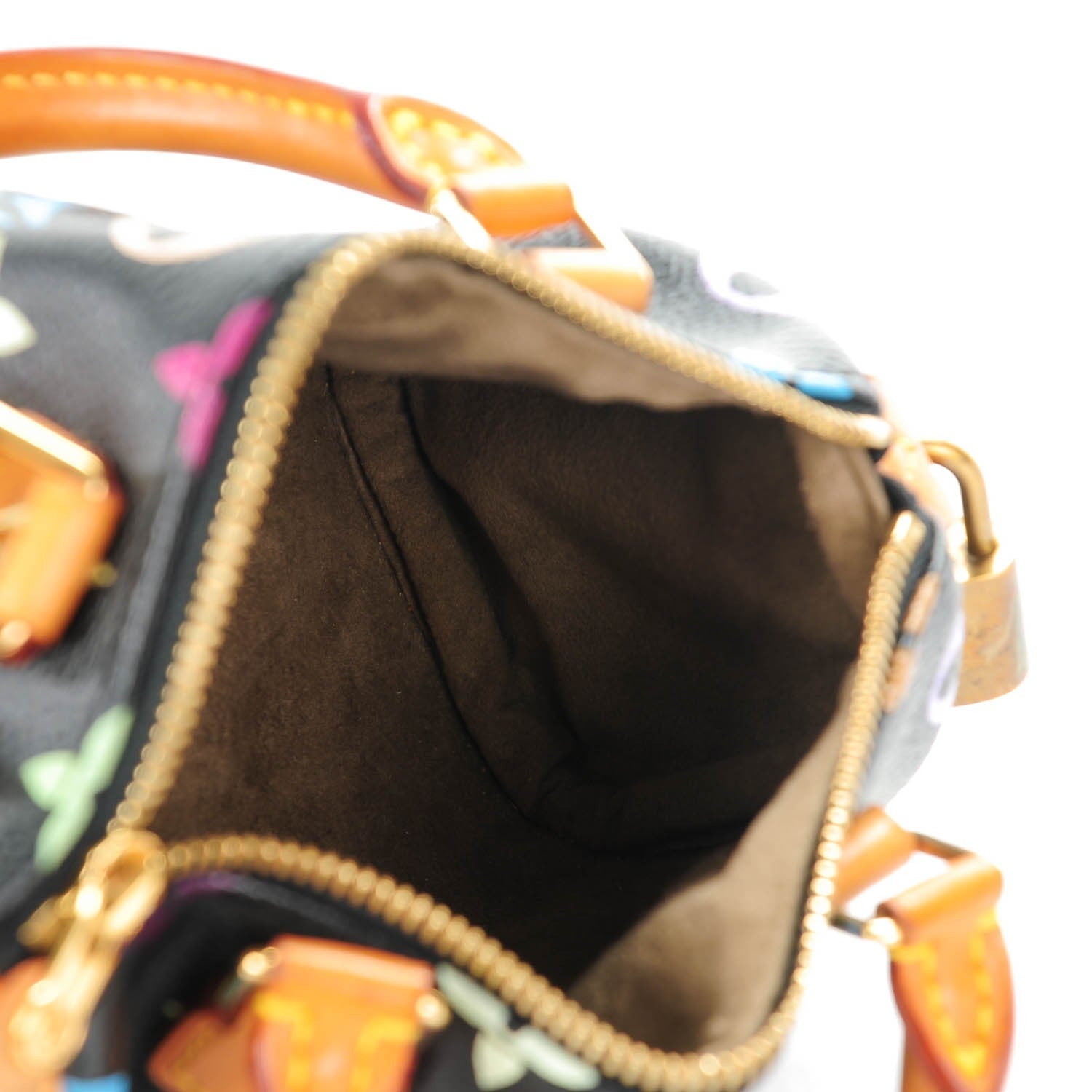 Louis Vuitton Monogram Multicolor Mini Sac HL Speedy Black 5 of 7
