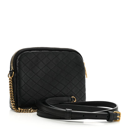 Saint Laurent Lambskin Quilted Gaby Zipped Pouch Black 3 of 10
