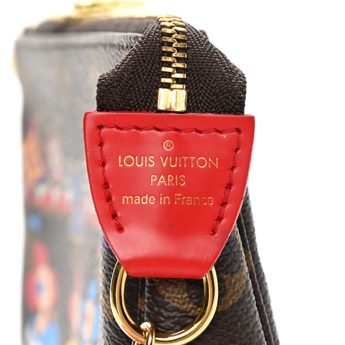 Monogram 2020 Christmas Animation Bumper Cars Mini Pochette Accessories Coquelicot