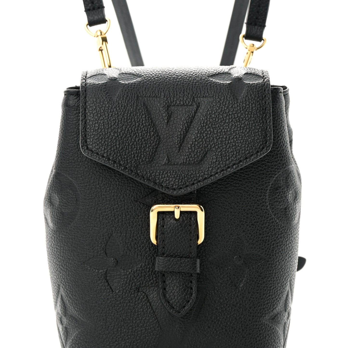 Empreinte Monogram Giant Tiny Backpack Black