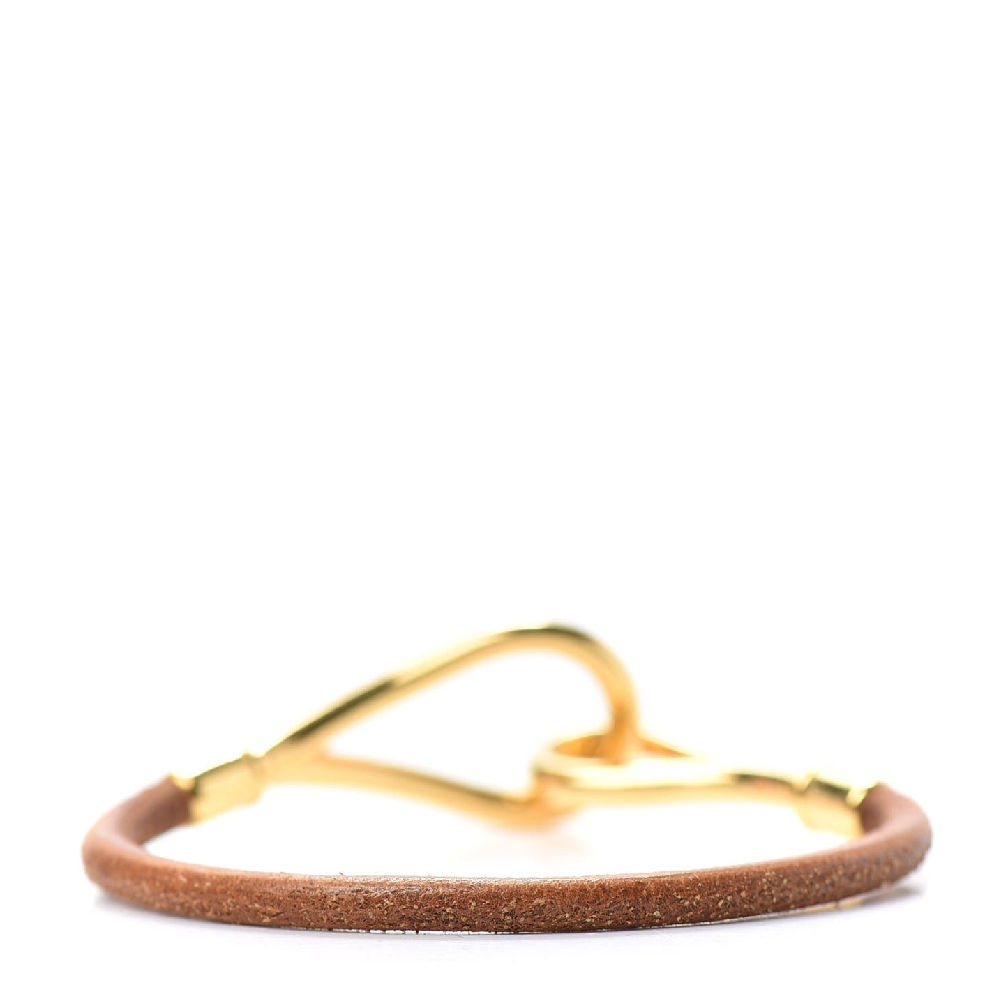 Natural Bridle Jumbo Hook Bracelet Bouton